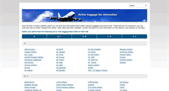 Desktop Screenshot of airlinebaggagecosts.com