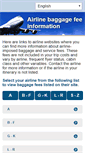 Mobile Screenshot of airlinebaggagecosts.com